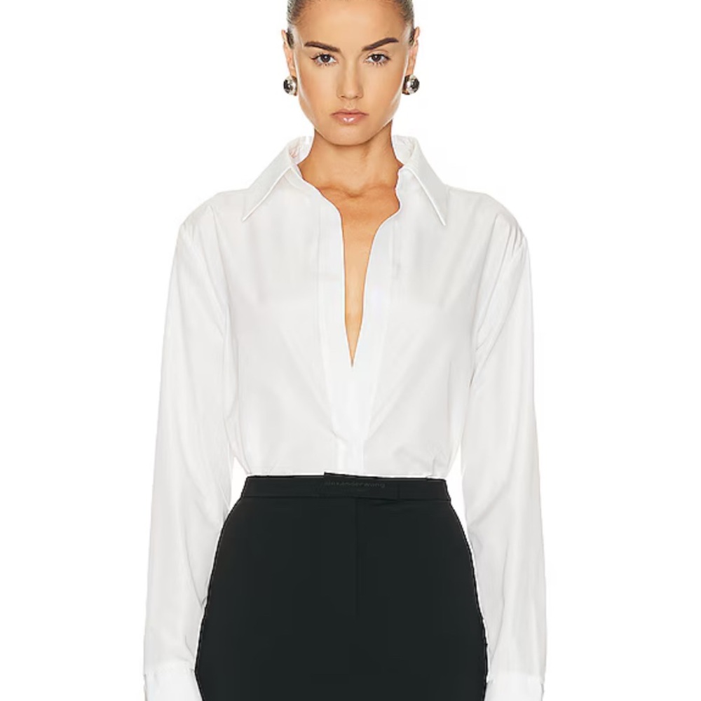 Norma Kamali White Blouse